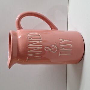 #ACS Rae Dunn TANNED & TIPSY JUG